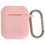 Чехол Aceline  для Aceline LightPods, Apple AirPods, Apple AirPods 2, розовый