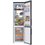 Холодильник с морозильником   Haier C4F740CDBGU1 серый