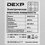 Electric cooktop DEXP 9M4CTYL/B