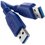 Кабель DEXP USB Type-A - USB Type-A синий 3 м