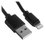 Kabel FinePower Lightning 8-pin - USB Type-A qora
