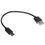 Kabel FinePower USB Type-C - USB Type-A qora