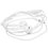 Wired headphones GAL HM-60 white 2021