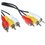 Cable   Aceline 3RCA - 3RCA black