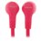 Наушники Philips TAE1105PK [вставные (затычки), закрытые, 20-20000 Гц, микрофон, каб. 1.2м, разъем 3.5мм, розовые]