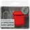 Чехол Aceline для Aceline LightPods, Apple AirPods, Apple AirPods 2, красный