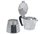 Гейзерная кофеварка Bialetti Moka Express серебристый