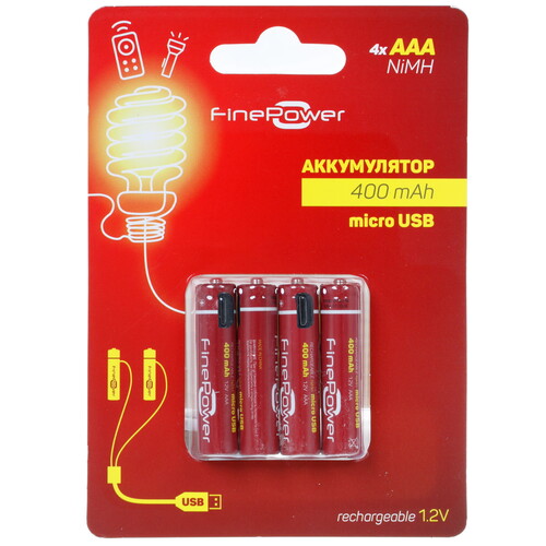 Аккумуляторы finepower 2600