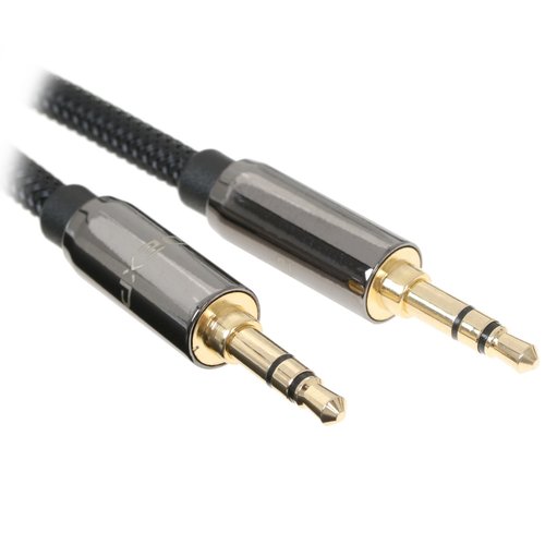 Kabel   DEXP jack 3.5 mm - jack 3.5 mm qora