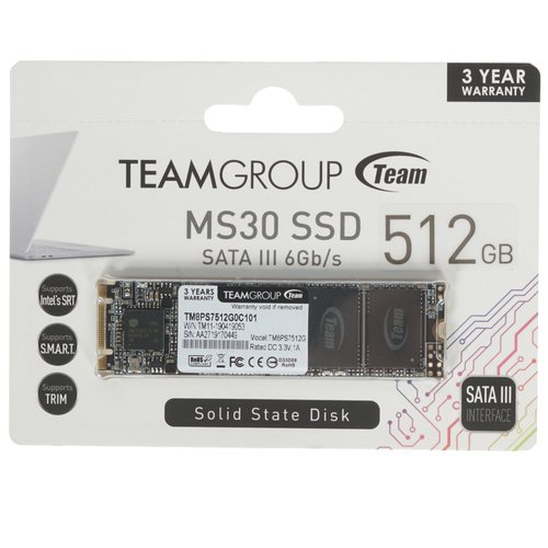 512 GB M.2 SATA xotira qurilmasi TEAMGROUP MS30 [TM8PS7512G0C101]