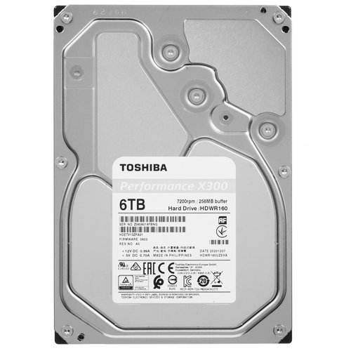 6 ТБ Жесткий диск Toshiba X300 Performance [HDWR160EZSTA]