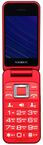 Сотовый телефон teXet TM-B419 красный