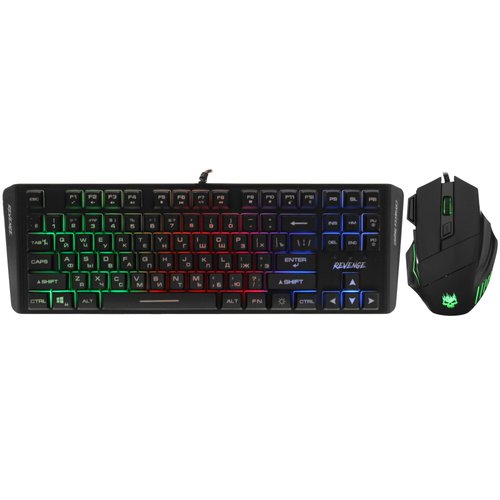 Keyboard and mouse  Wired  Aceline GS Revenge Combo black