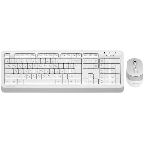 Клавиатура+мышь  проводная  A4Tech Fstyler F1010 белый