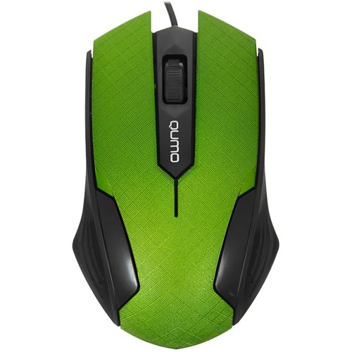 Мышь проводная QUMO Office M14 [24133] зеленый