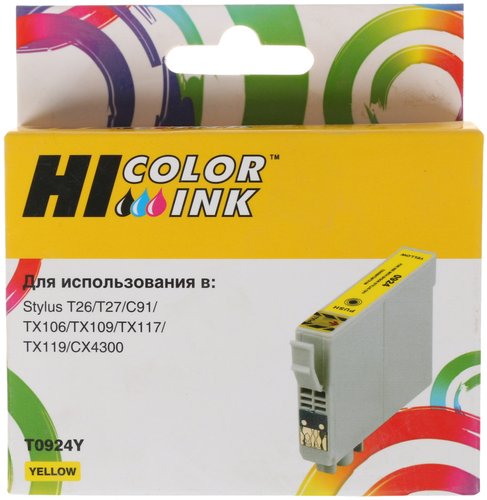 Картридж Hi-Black T0924Y желтый
