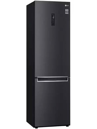 Холодильник с морозильником   LG GA-B509SBUM черный