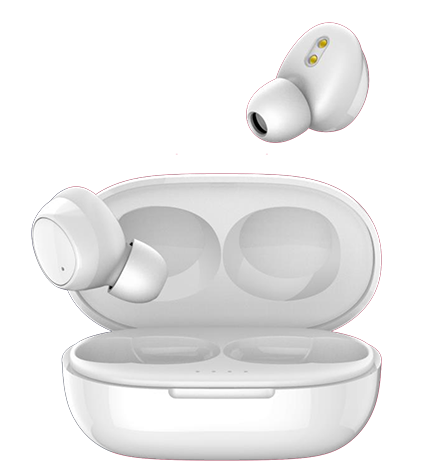 Наушники TWS Itel Earbuds T1 [внутриканальные, закрытые, 20 Гц - 20000 Гц, микр., белый]