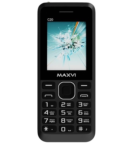 Сотовый телефон Maxvi C20 черный