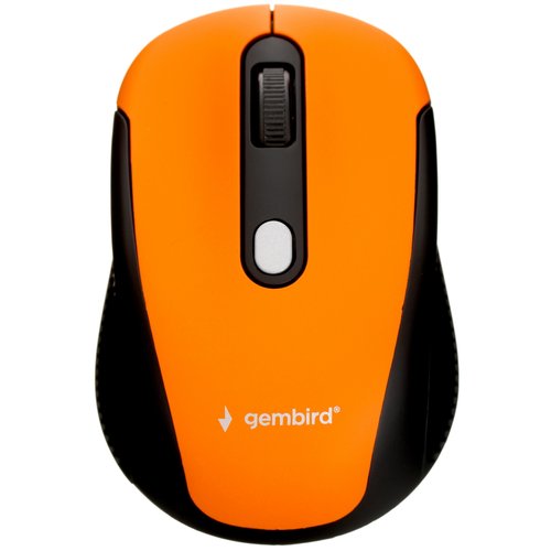 Мышь беспроводная Gembird MUSW-420 [MUSW-420-3] оранжевый