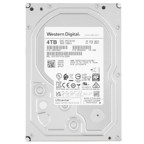 LFF (3.5") Серверный HDD WD Ultrastar DC HC310 HUS726T4TAL5204