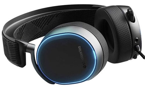 Наушники проводные SteelSeries Arctis Pro [охватывающие, Закрытые, 10-40000 Гц,  микр, рег.громк., 3м, разъем 2x3,5мм, черный]