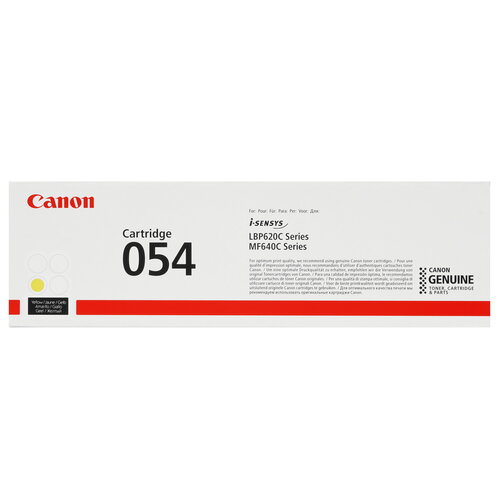 Картридж лазерный Canon 054 Y желтый