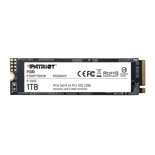 1000 ГБ M.2 NVMe накопитель Patriot P300 [P300P1TBM28]