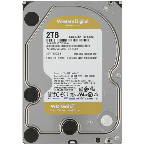 Купить 2 ТБ Жесткий диск WD Gold [WD2005VBYZ] в интернет-магазине DNS ...