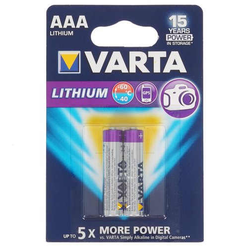 Батарейка Varta Lithium AAA (LR03/FR03)