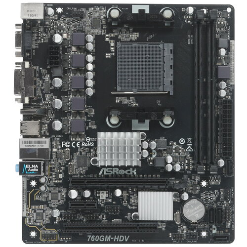 Материнская плата ASRock 760GM-HDV