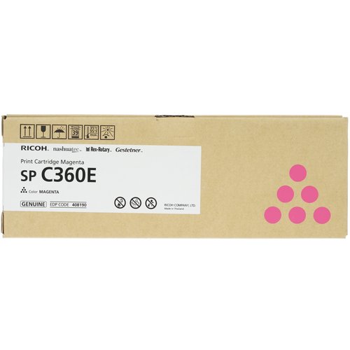 Картридж лазерный Ricoh SP C360E пурпурный, с чипом