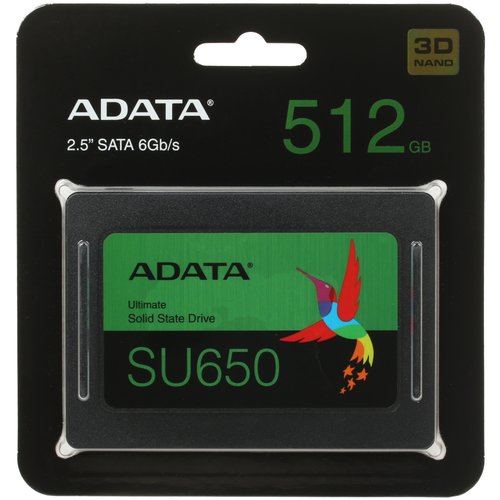 512 ГБ 2.5" SATA накопитель ADATA SU650 [ASU650SS-512GT-R]