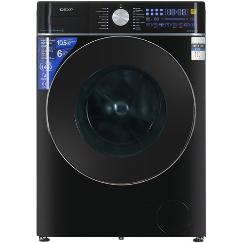 Стирально-сушильная машина DEXP WD-F1014DMG/BBSI черный