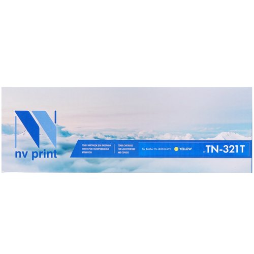 Картридж лазерный NV Print NV-TN-321T желтый
