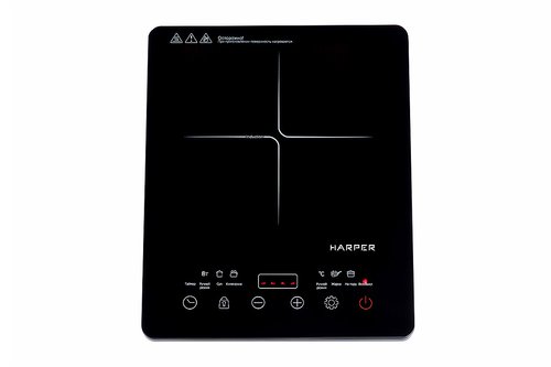Плита компактная электрическая HARPER HIC-101 черный