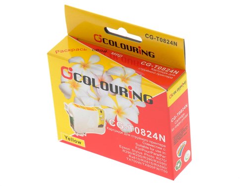 Картридж Colouring CG-T0824 желтый