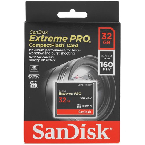Შეიძინეთ მეხსიერების ბარათი SanDisk Extreme Pro CF (Compact Flash) 32 ...