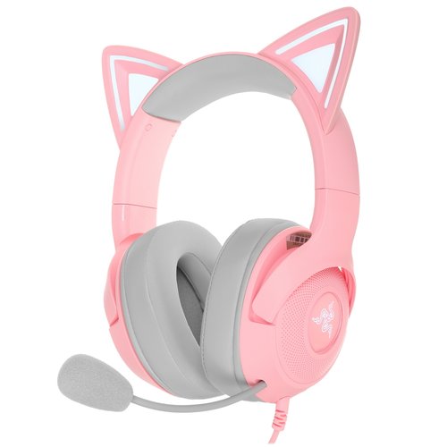 Проводные наушники Razer Kraken Kitty V2  розовый