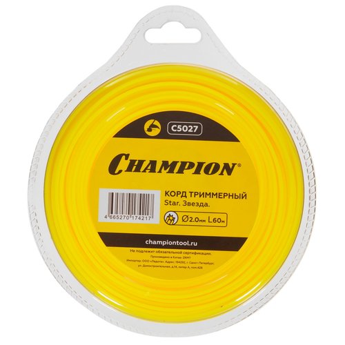 Леска для триммеров Champion Star C5027