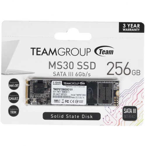 256 ГБ M.2 SATA накопитель TEAMGROUP MS30 [TM8PS7256G0C101]