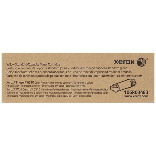 Картридж лазерный Xerox 106R03483 желтый, с чипом