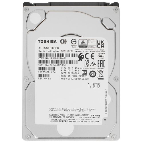 SFF (2.5") Серверный HDD Toshiba Enterprise Performance