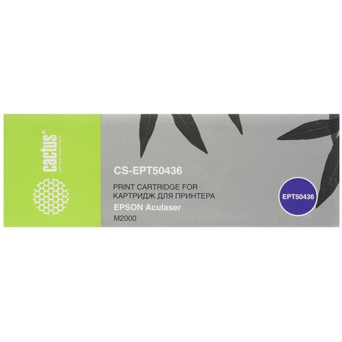 Картридж лазерный Cactus CS-EPT50436 черный, с чипом