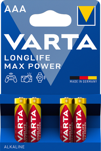 Батарейка Varta Longlife Power Max AAA (LR03/FR03)