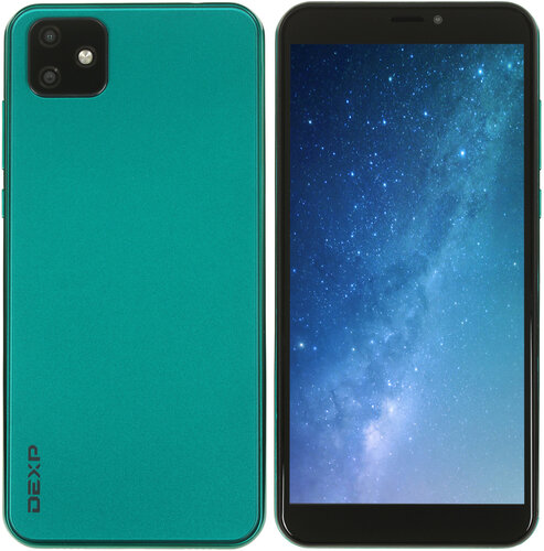 5.99" Смартфон DEXP A360 16 ГБ зеленый