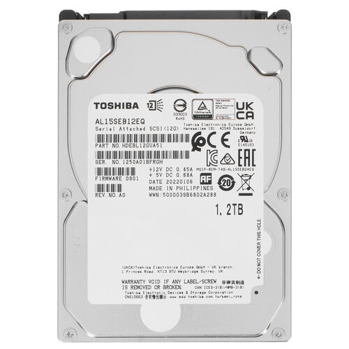 SFF (2.5") Серверный HDD Toshiba Enterprise Performance