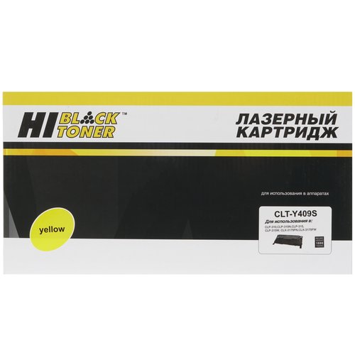 Картридж лазерный Hi-Black CLT-Y409S желтый, с чипом