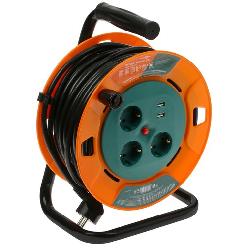 Power extension cord FinePower PDS0822 orange