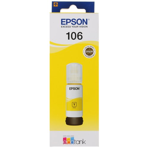 Чернила водорастворимые Epson 106 (C13T00R440) желтый